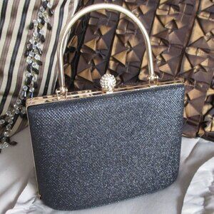 NWOT hard body fancy handbag